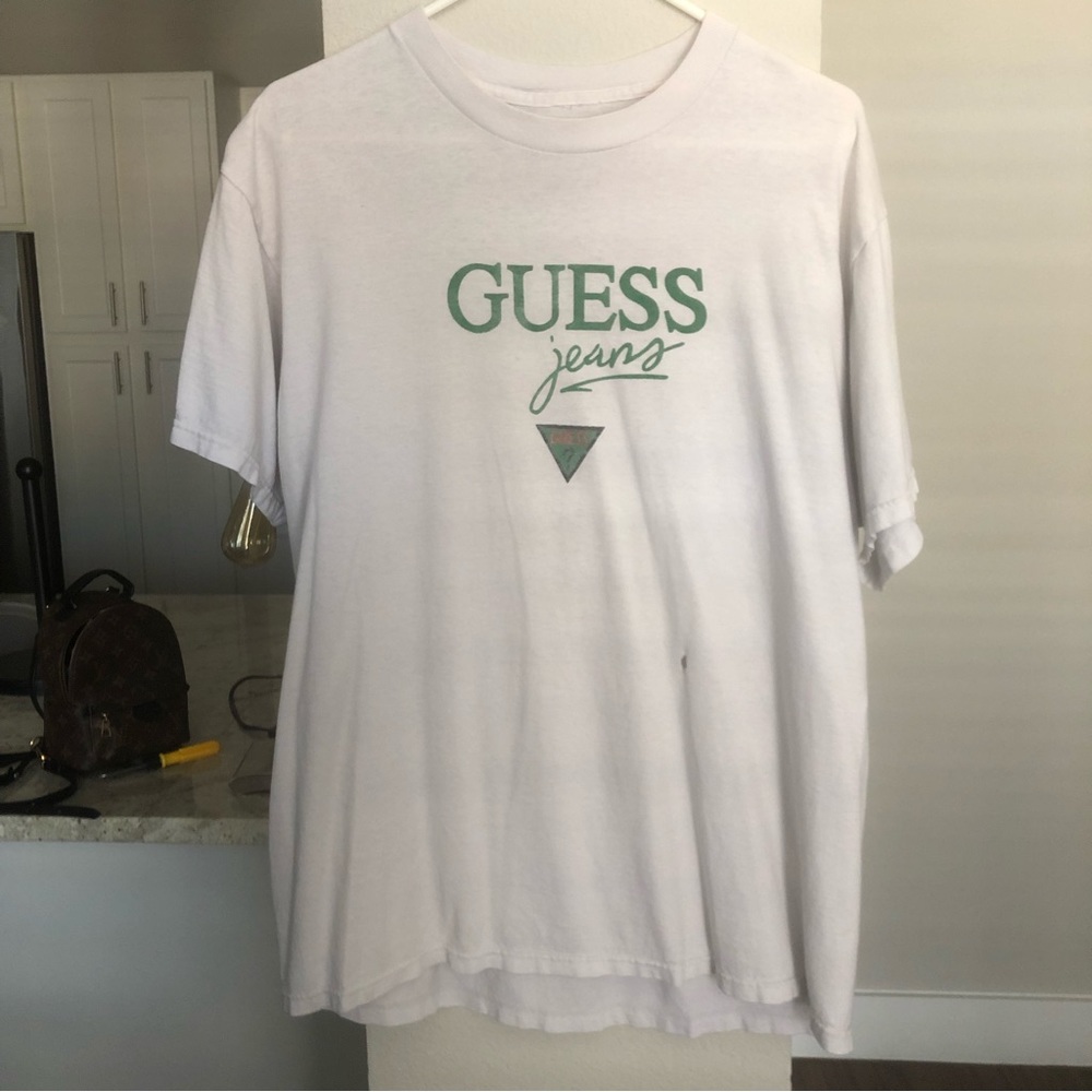 Vintage 1990 Guess Jeans Logo Tee